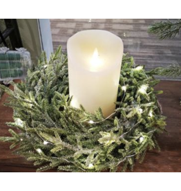 Fantastic Craft Winter Lighted Pine Wreath 12"