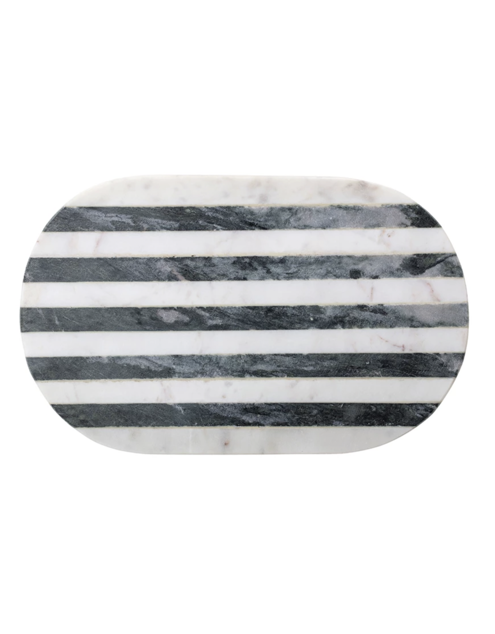 Bloomingville Marble Tray Cutting Board, Black & White