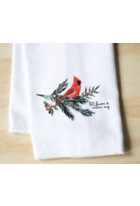 Little Birdie Holiday Tea Towel