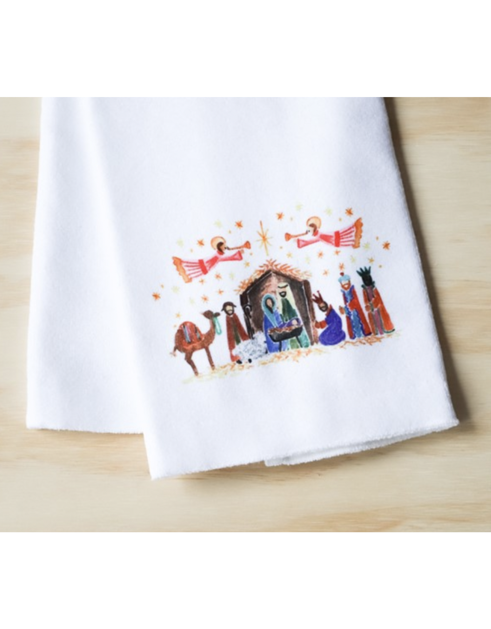 Little Birdie Holiday Tea Towel