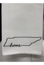 Little Birdie State Home Tennessee Outline Tea Towel