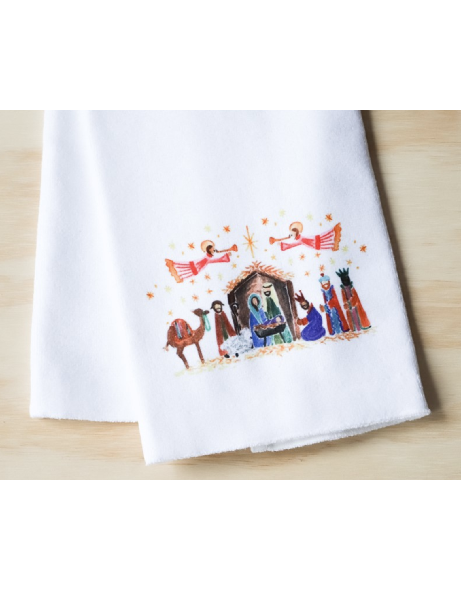 Little Birdie Holiday Tea Towel