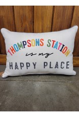 Little Birdie Thompsons Station Is My Happy Place Pillow