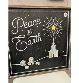 Adams & Co. Peace on Earth Light Up Sign