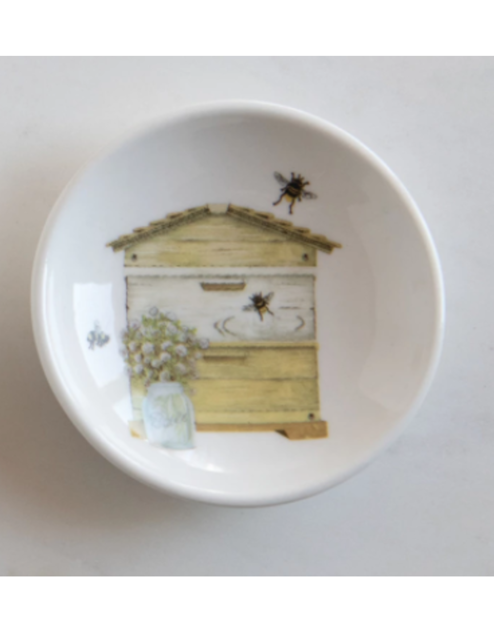 Creative Co-Op Stoneware Honey Bee Dishes