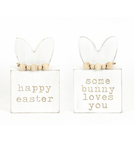 Adams & Co. Happy Easter/Some Bunny Love You Block Sign