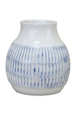 Melrose Blue & White Ceramic Tear Drop Pot