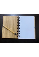 Crazy Laser Dad Blanks Bamboo Notebook with Pen
