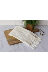 audreys White Slub Tea Towel