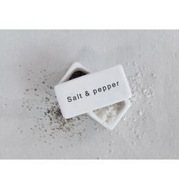 Creative Co-Op Salt & Pepper Pinch Pot