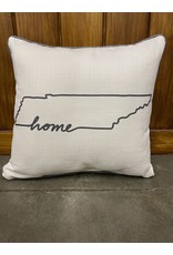 Little Birdie State Home Tennessee Outline Pillow