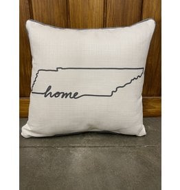 Little Birdie State Home Tennessee Outline Pillow