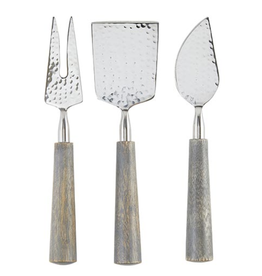 Creative Brands Driftwood Cheese Knife, set of 3