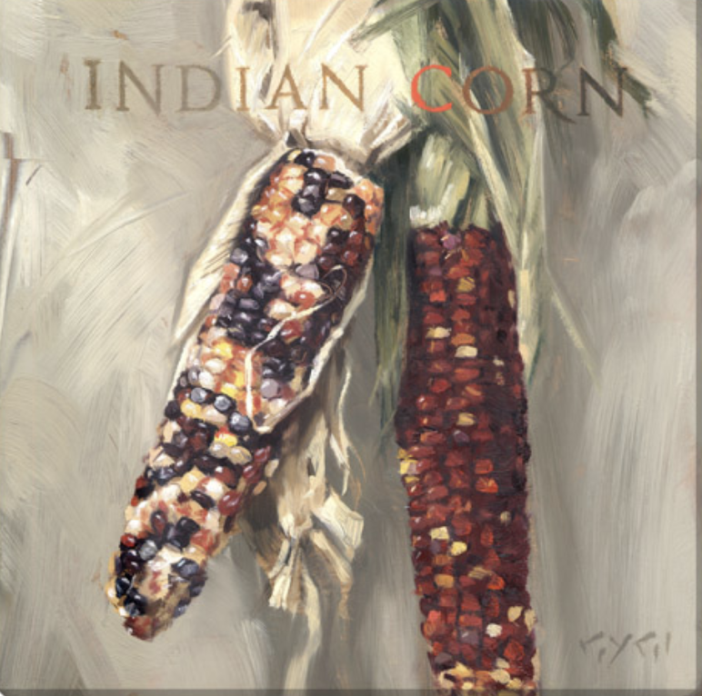 Indian Corn Art 9 x 9 - The Good Tree