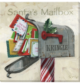 Sullivans Santa's Mailbox Art 14 x 14