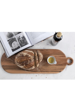 Creative Co-Op Acacia Wood/Cheese Cutting Board with Handle