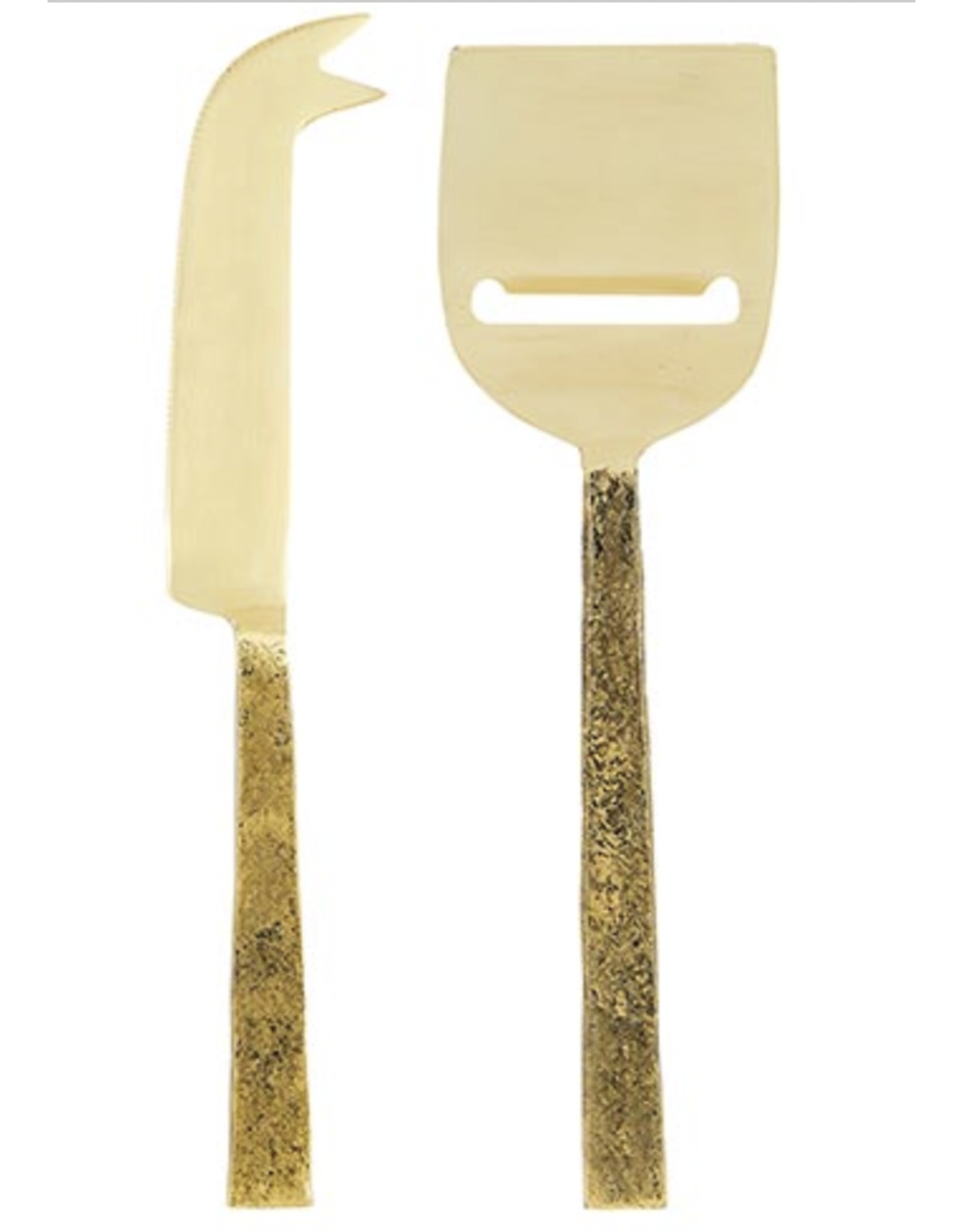 Creative Brands Gold and Black Cheese Knives