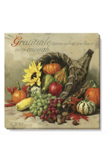 Sullivans Inspirational Cornucopia Wall Art 9 x 9