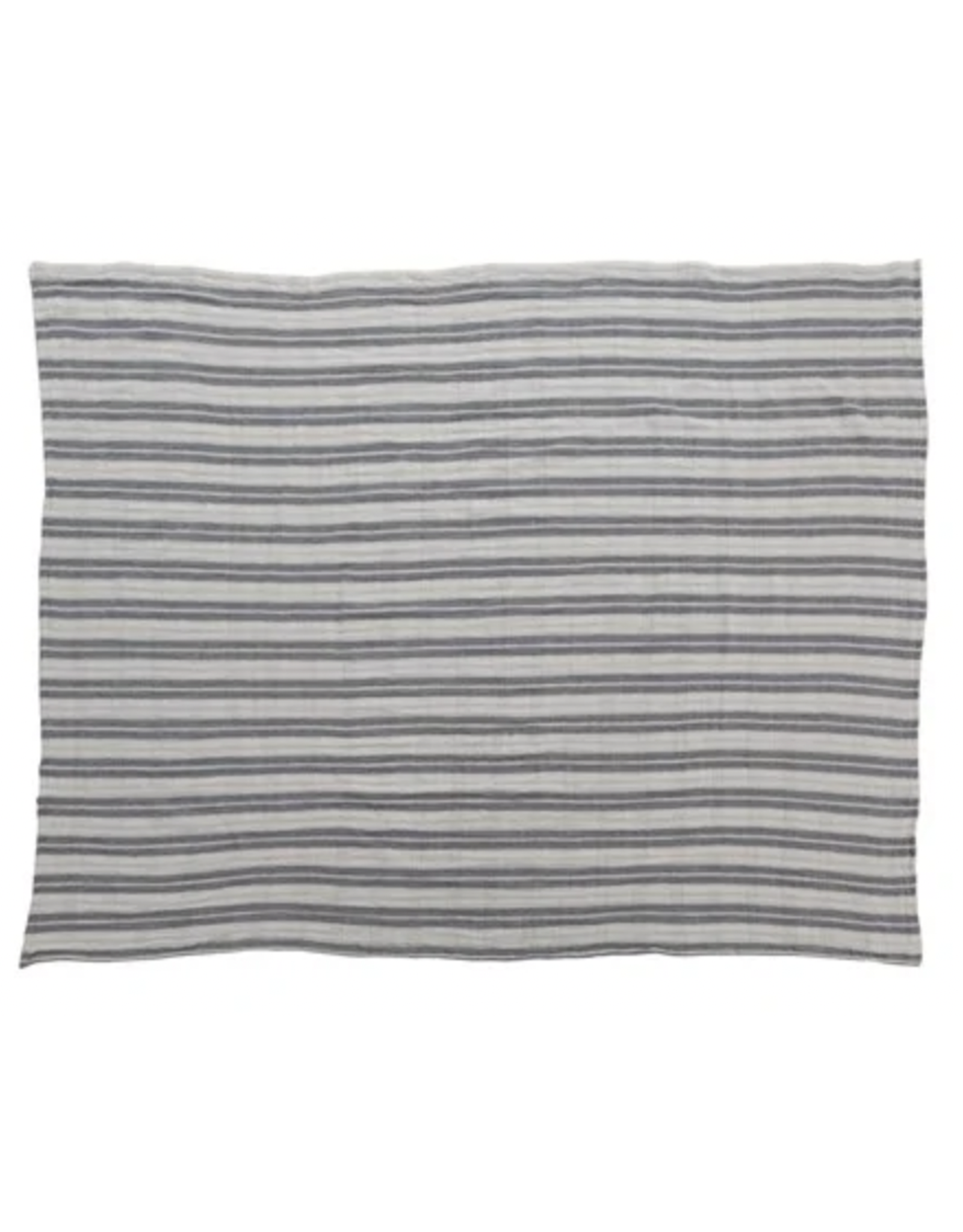 Creative Co-Op Stripe/Plaid Double Sided Cloth Tablecloth