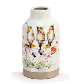 Demdaco Wildflowers & Friends Bird Vase