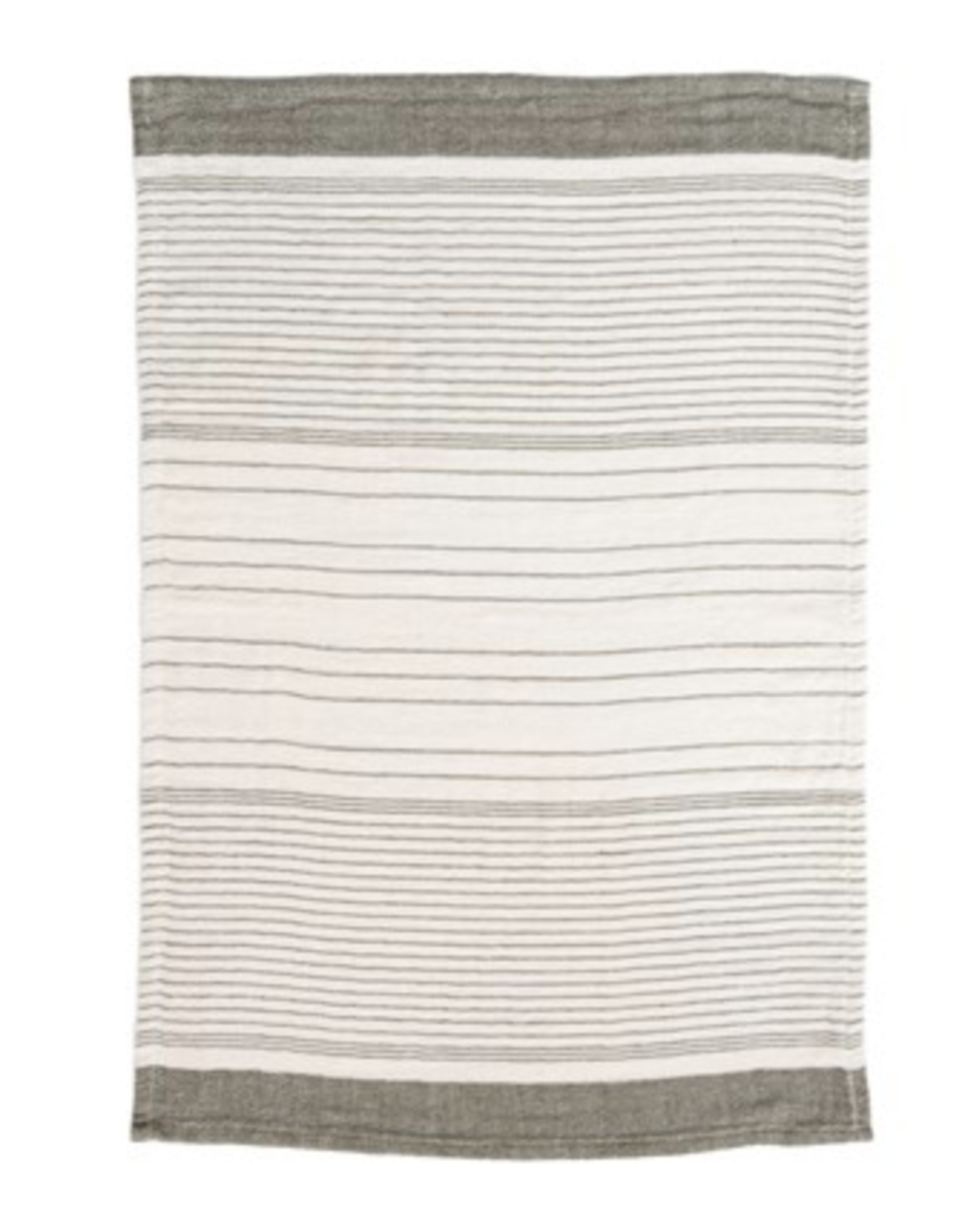 Creative Co-Op Cotton Double Sided Stripe Tea Towel