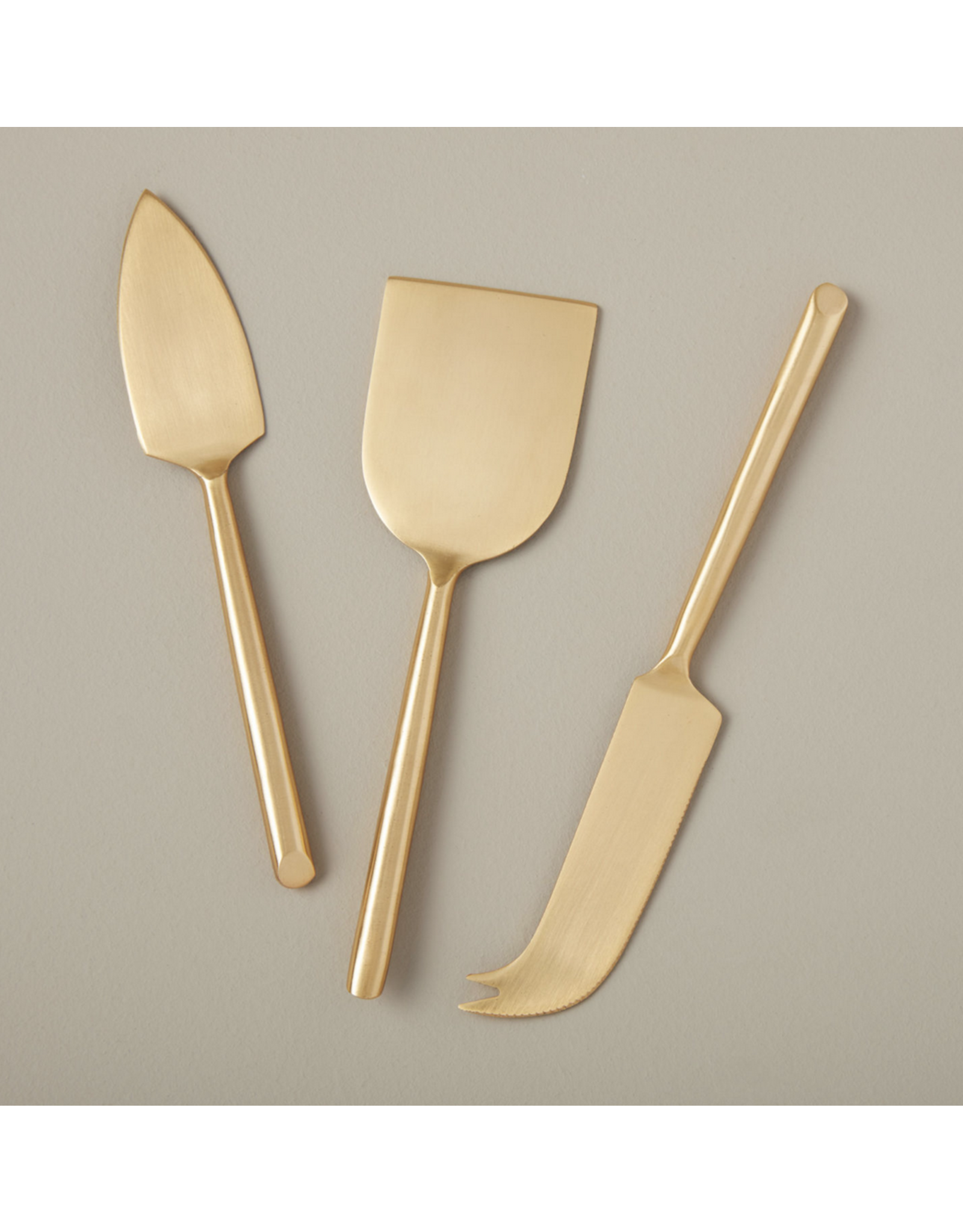 Be Home Matte Gold Cheese Set