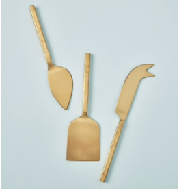 Be Home Azura Gold Cheese Tools, set of 3