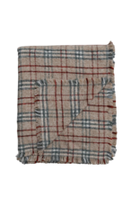 Creative Co-Op Multi-colored Plaid Throw