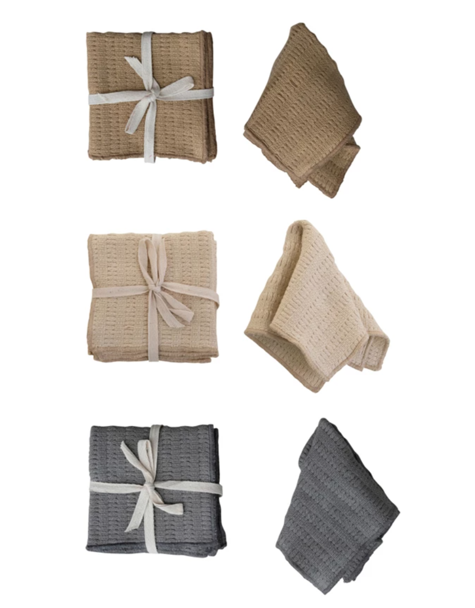 Bloomingville Square Woven Slub Dish Towel