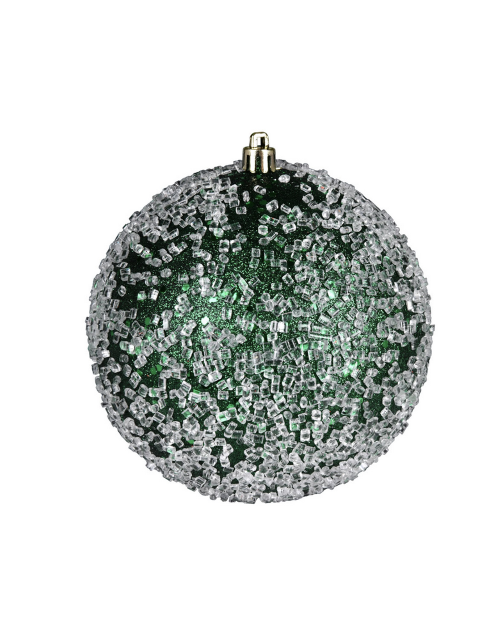Vickerman Glittered Crystal Ball Ornament