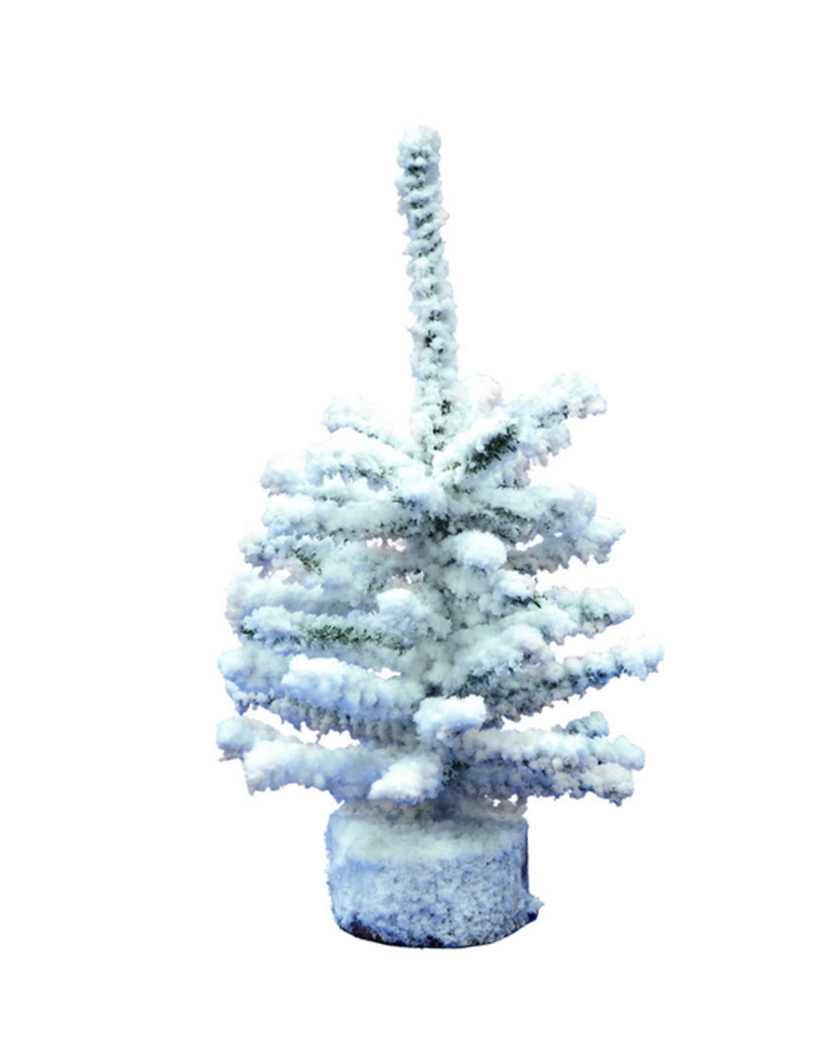 9" Flocked Mini Pine Tree The Good Tree