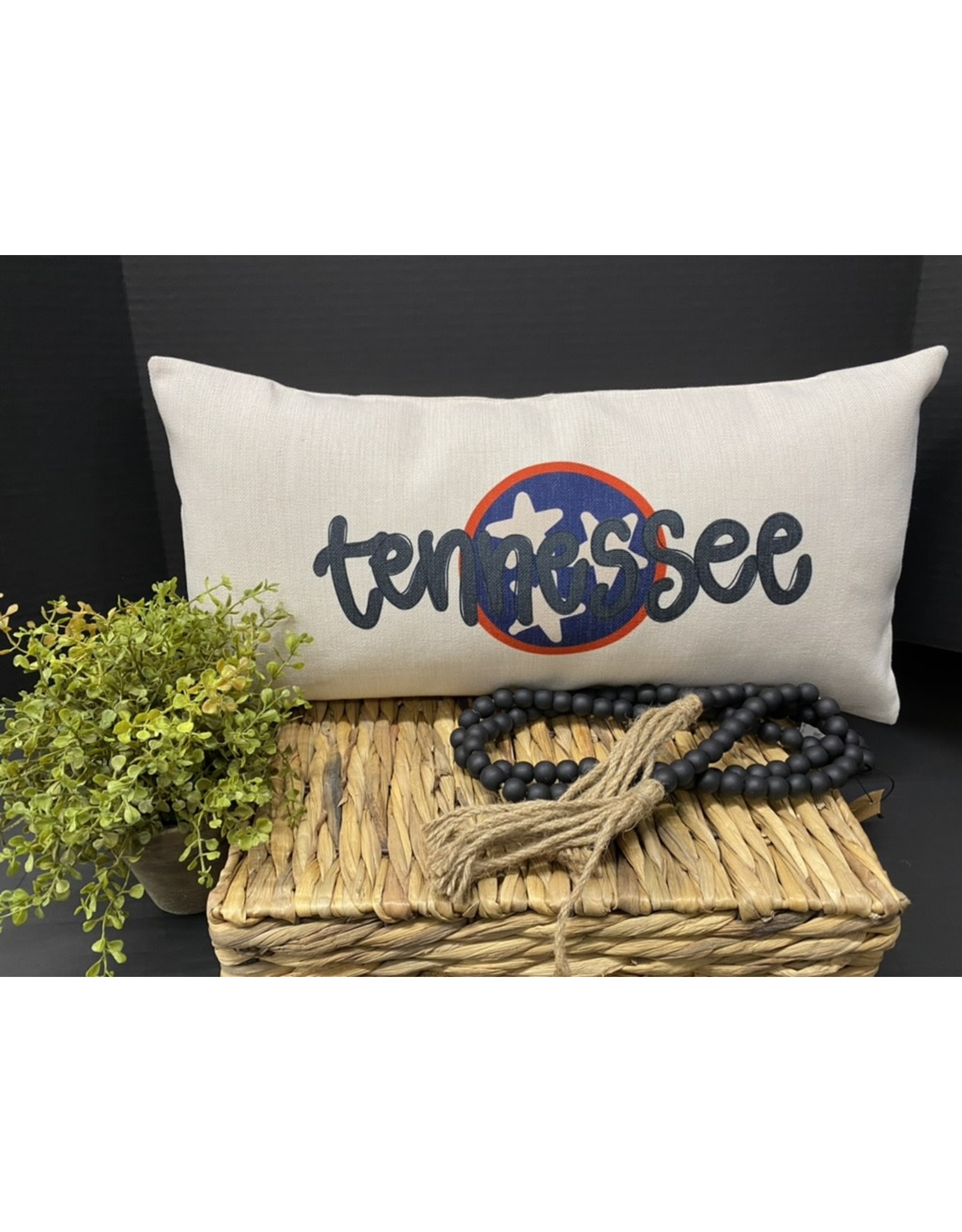 Doodles by Rebekah Tennessee Tri-Star Pillow
