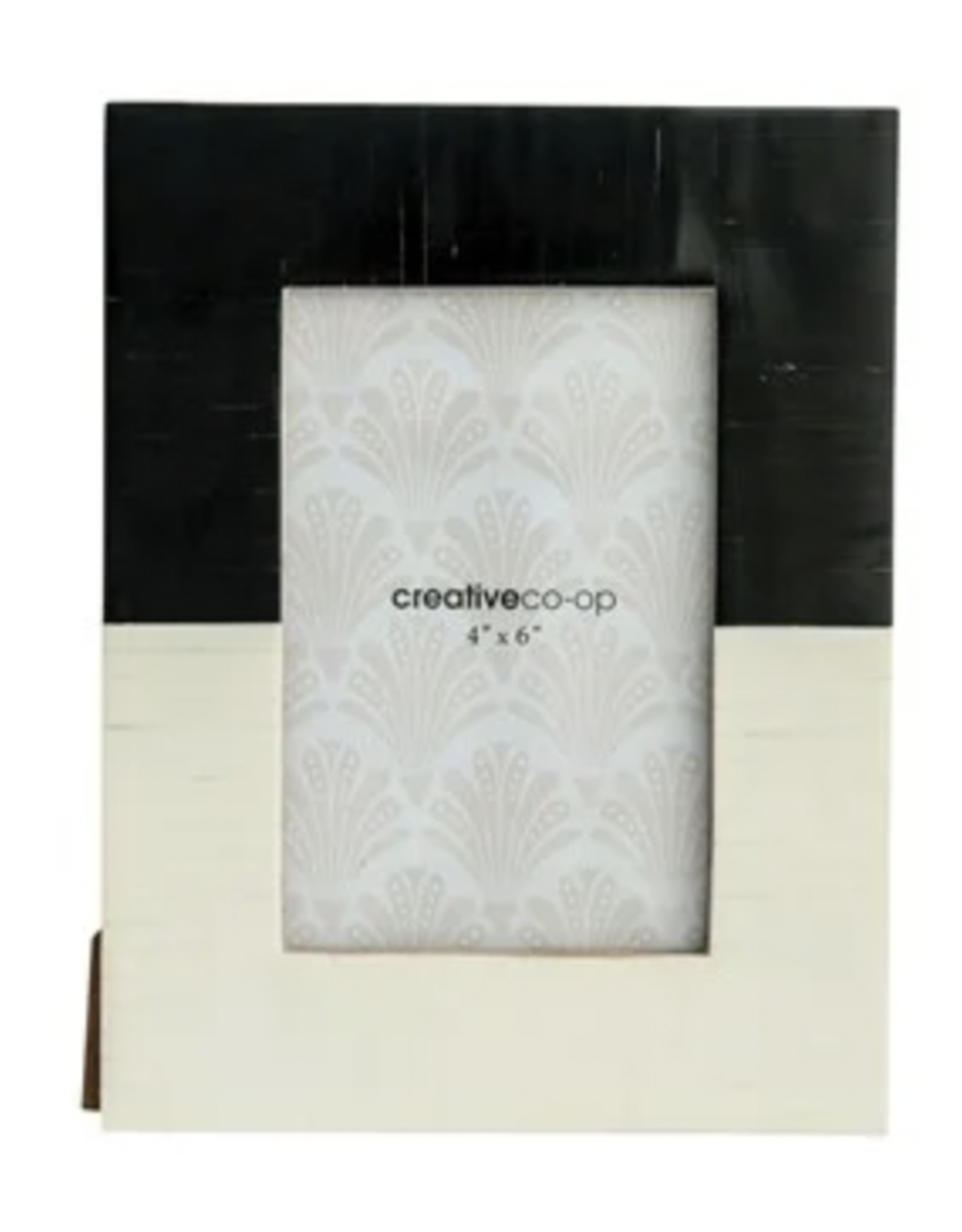 Black & White Resin Photo Frame, 4 x 6 - The Good Tree