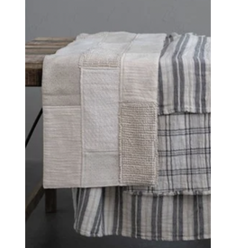 Creative Co-Op Cotton Patchwork Table Runner