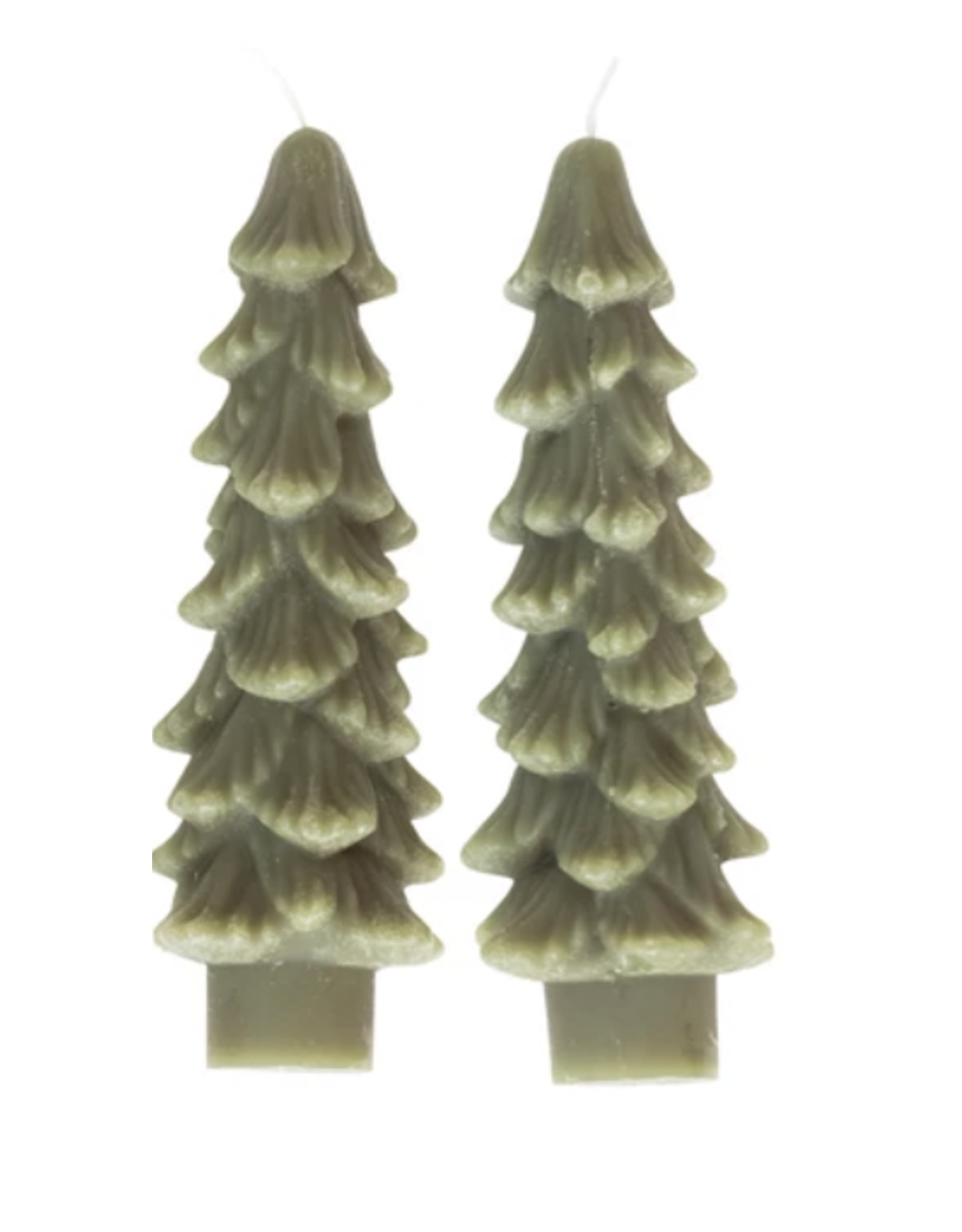 Creative Co-Op Unscented Tree Shaped Candle, 5"
