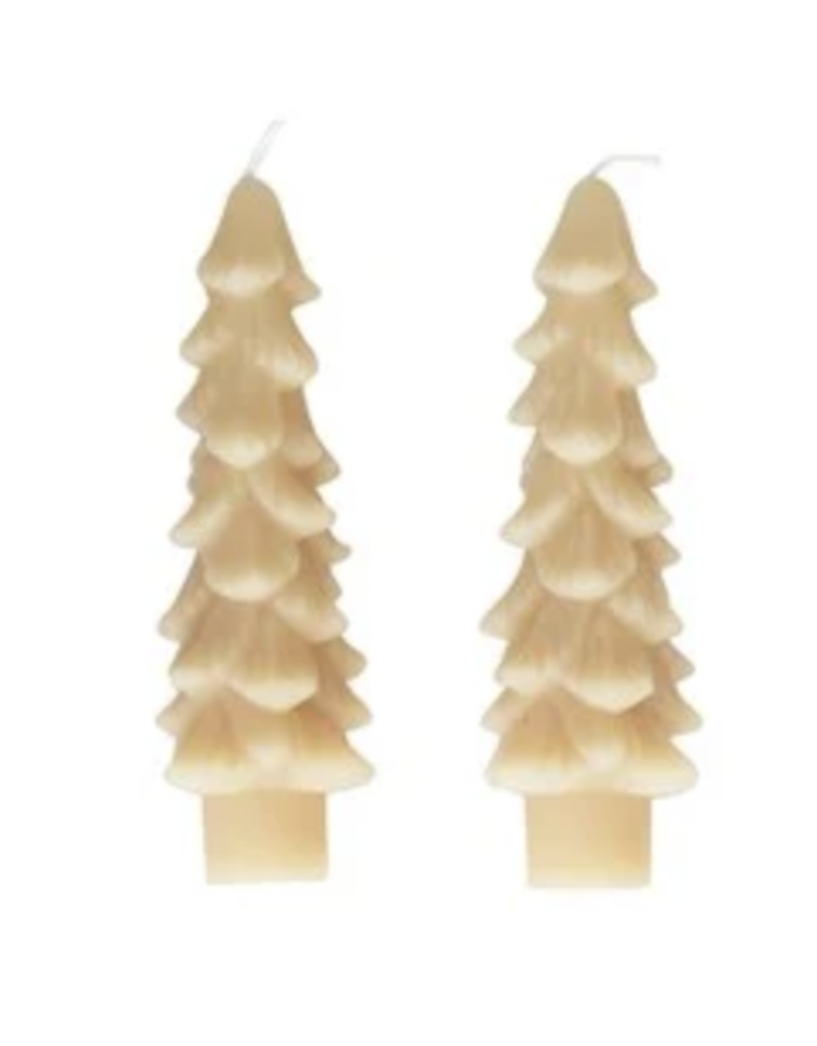 Creative Co-Op Unscented Tree Shaped Candle, 5"