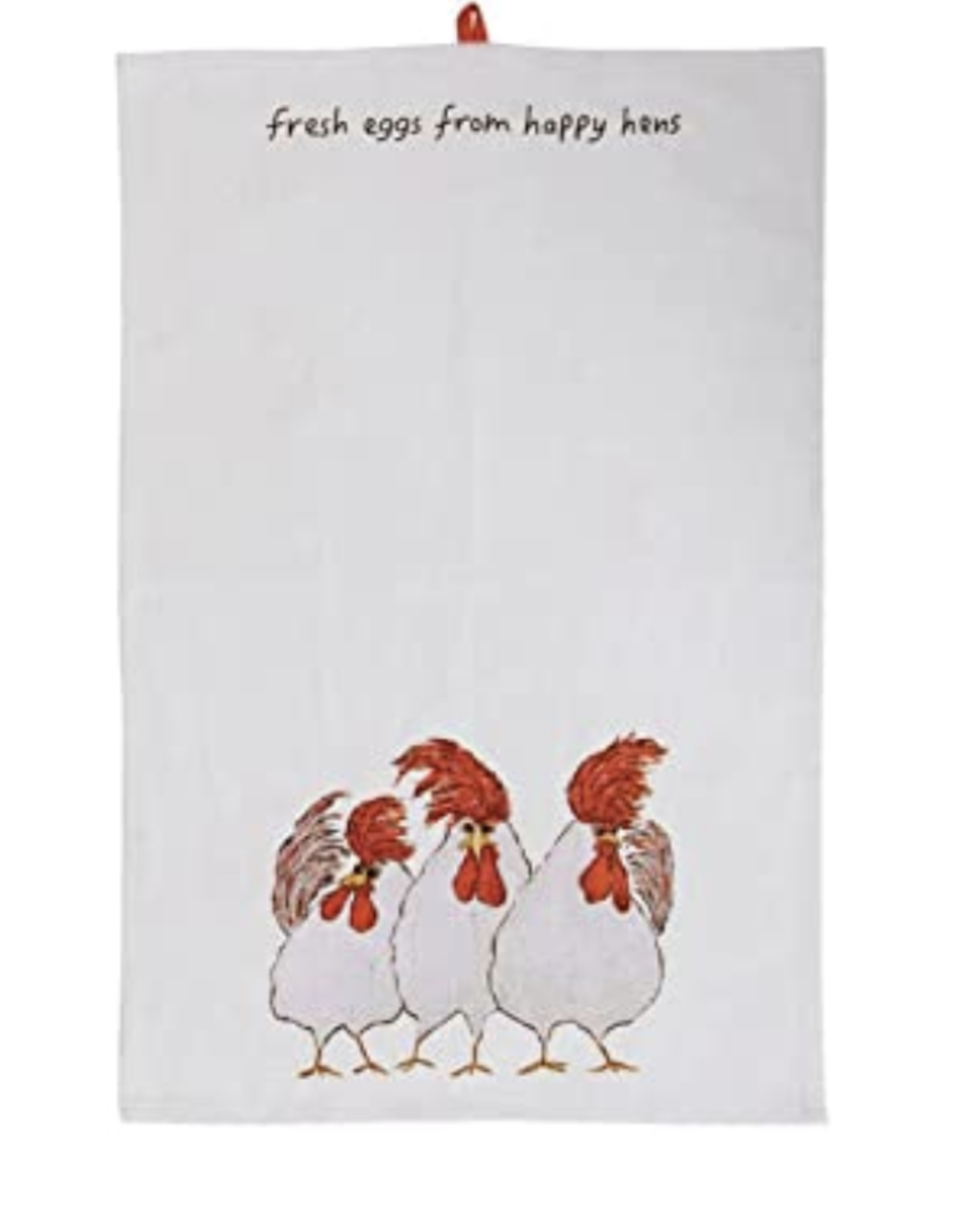 Creative Co-Op Chicken Cotton Tea Towels