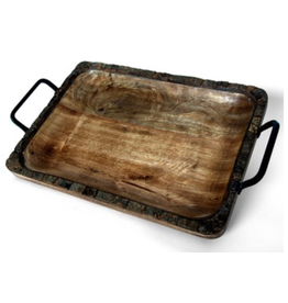 Heritage Lace Large Bark Tray 12.75 x 17