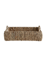 Bloomingville Hand Woven Hyacinth Tray with Handles