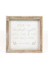 Adams & Co. The Sun Will Rise Sign, 7 x 7