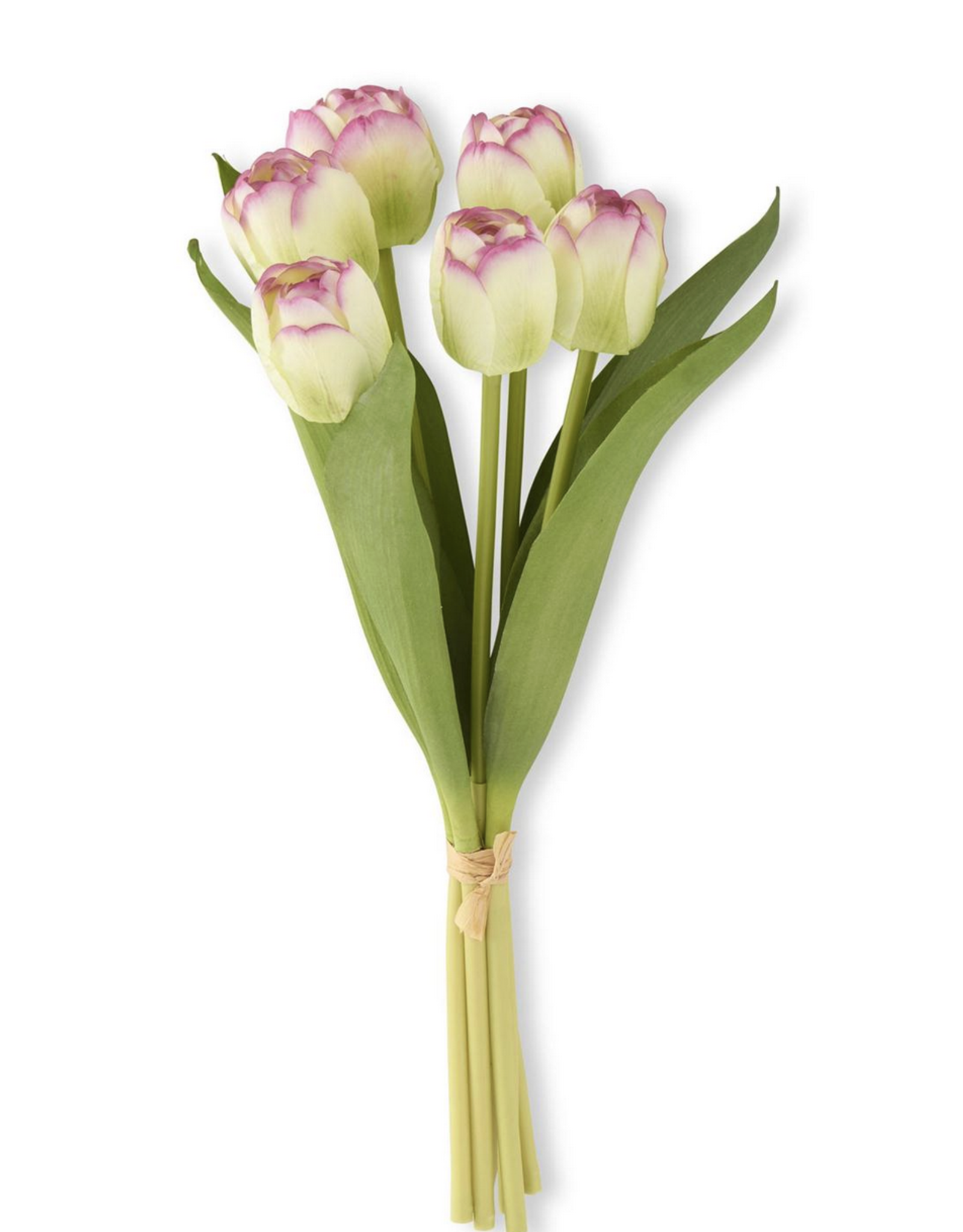 K & K Real Touch Tulip Bundle, 6 Stem