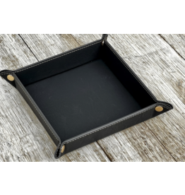 KW Custom Creations 2 Leather Valet Tray (includes engraving)