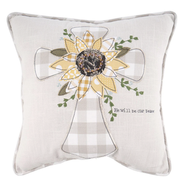 Glory Haus Applique Cross Reversible Pillow