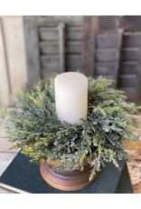Lancaster & Vintage 14" Bent Bough Cedar Candle Ring