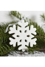 PD Home & Garden Ceramic Snowflake Ornament