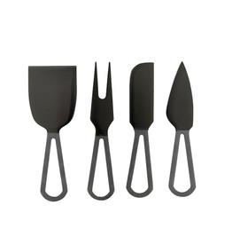 Creative Brands Matte Black Cheese Knives