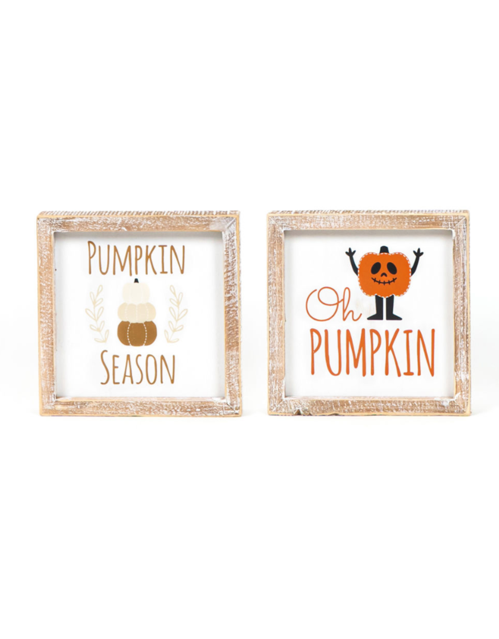 Adams & Co. Pumpkin Season Reversible Sign