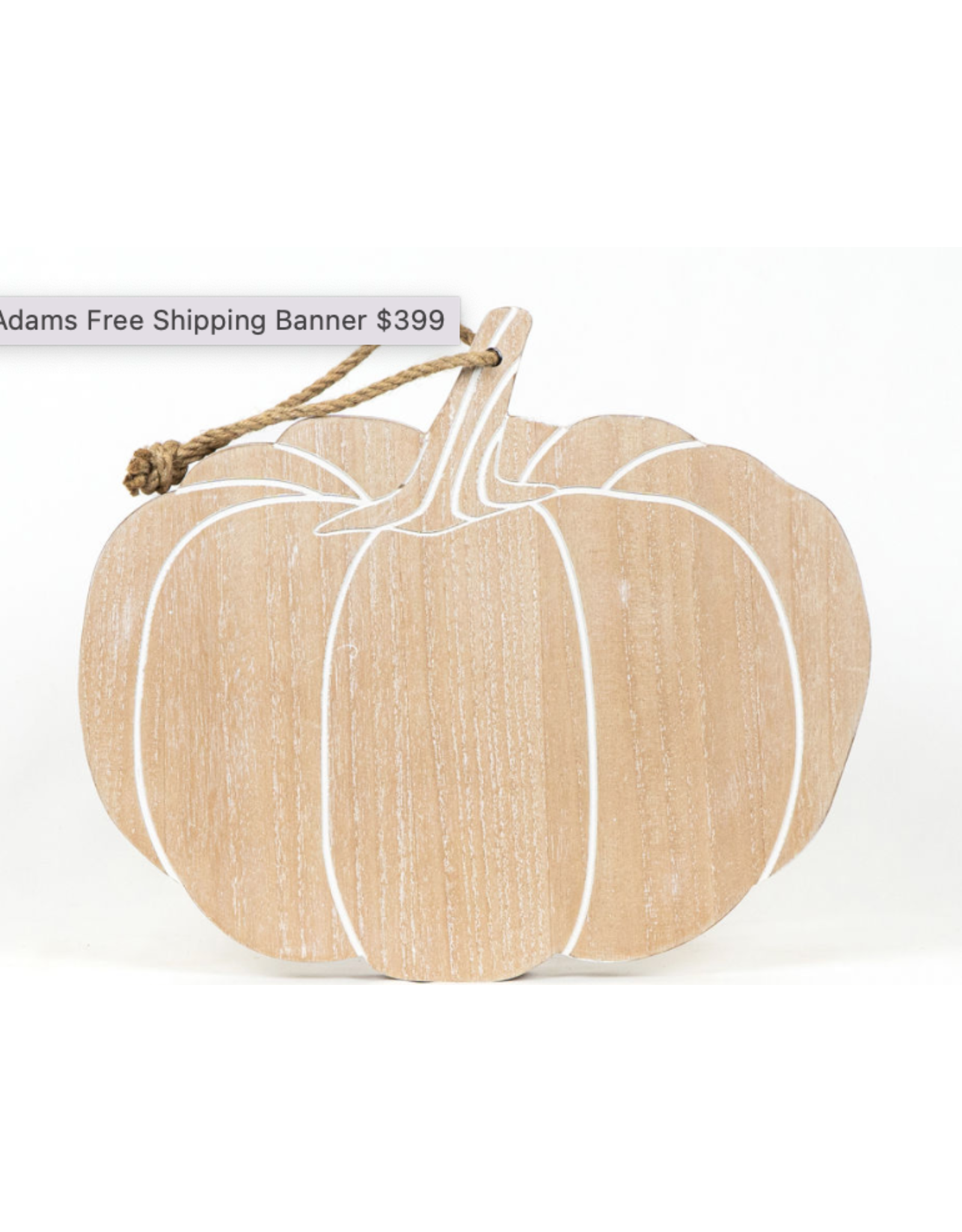 Adams & Co. Hanging Pumpkin Cutting Board