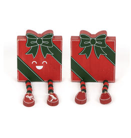 Adams & Co. Reversible Christmas Present with Bead Legs