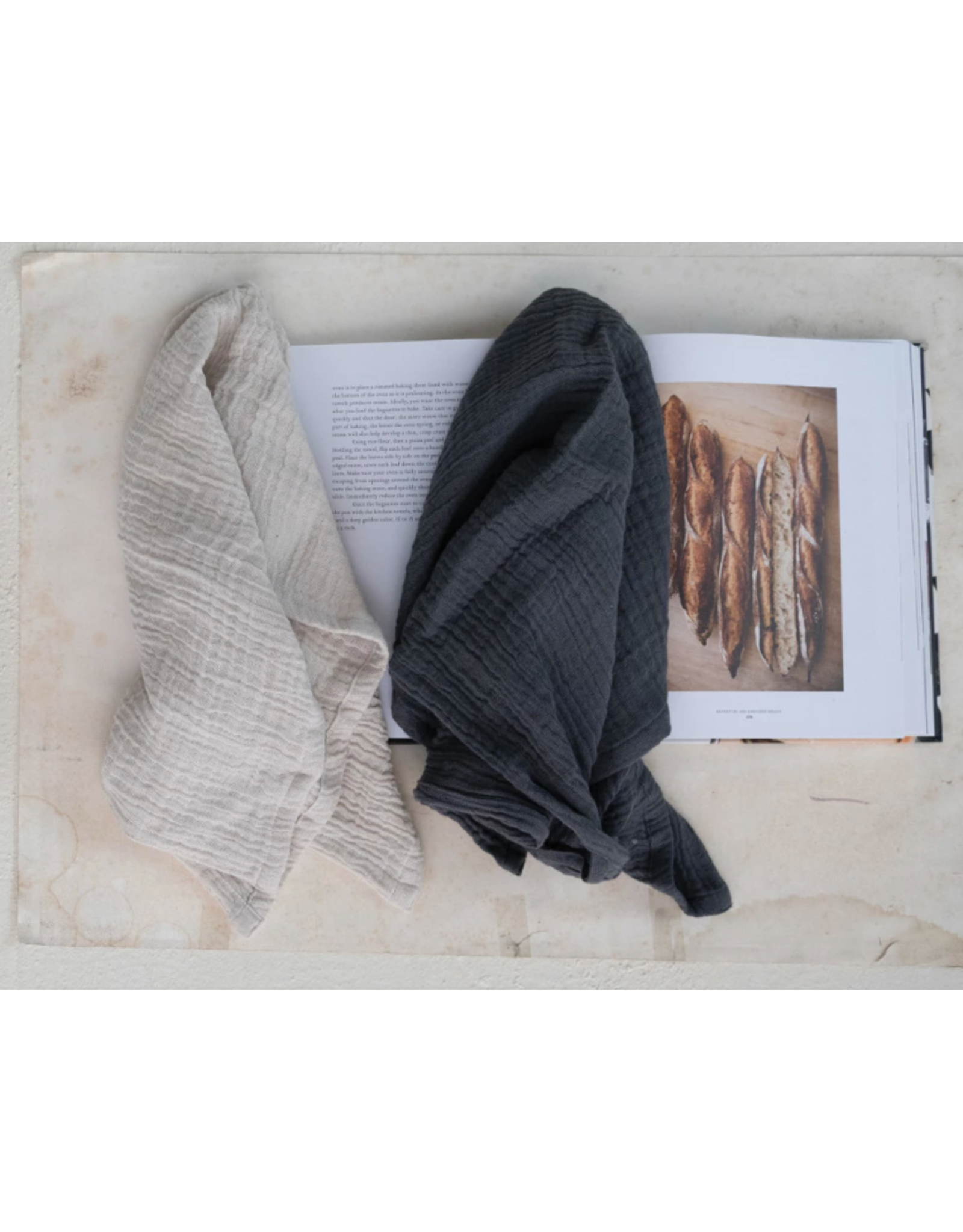 Creative Co-Op Cotton Double Cloth Tea Towel, set of 2